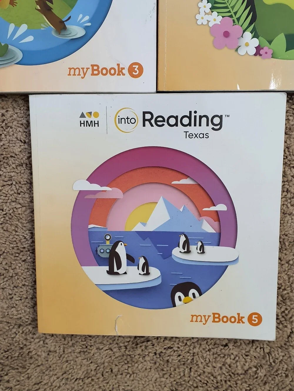 Into Reading Texas MyBook Lot Of 5 Books Grade 2 HMH